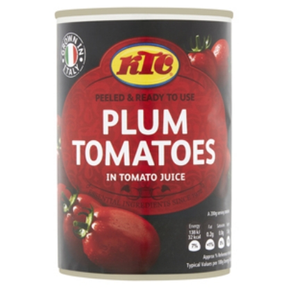 Picture of KTC Tomatoes Peeled Plum 400g x12 